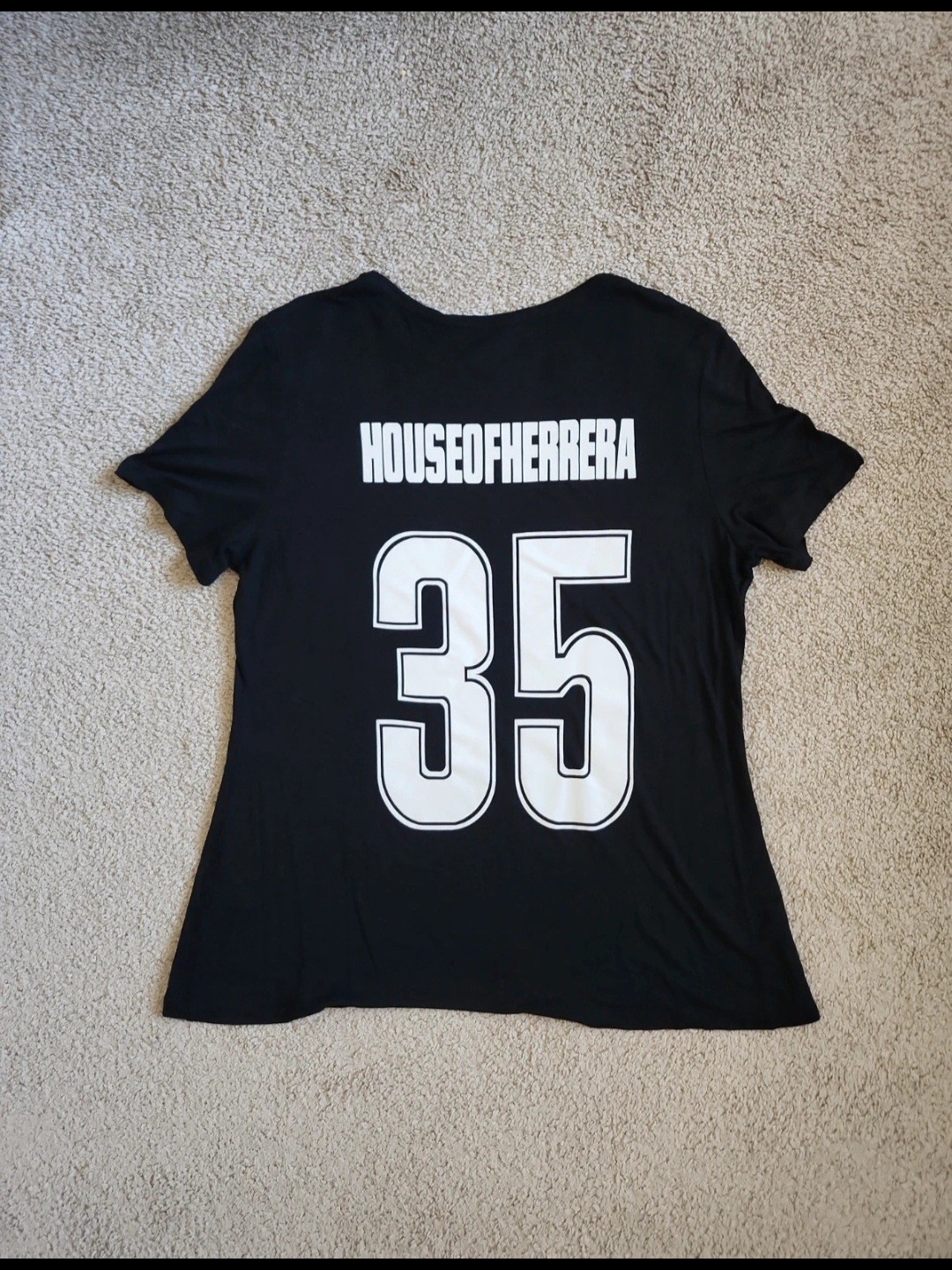 Carolina Herrera Anniversary Varsity Jersey T-Shirt | Medium